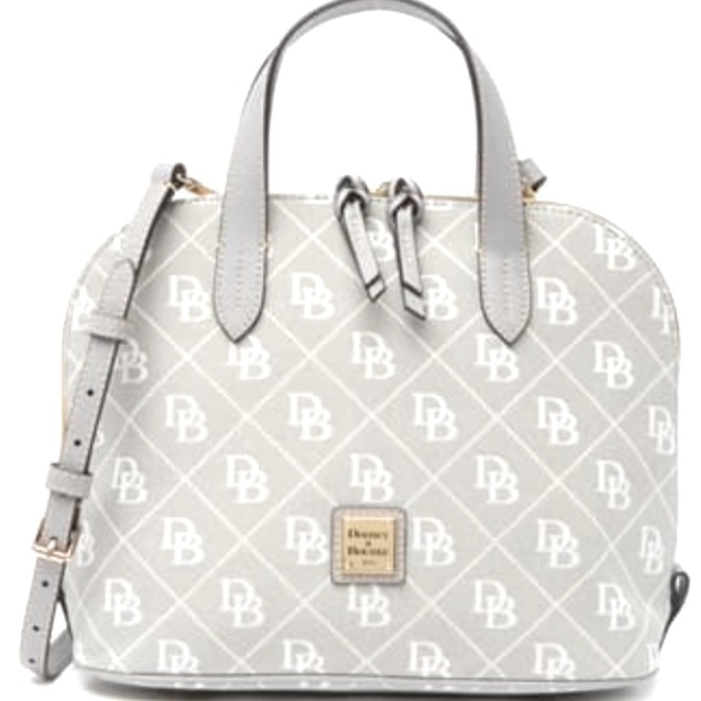 Dooney & Bourke Maxi Quilt Zip Zip Satchel NWT